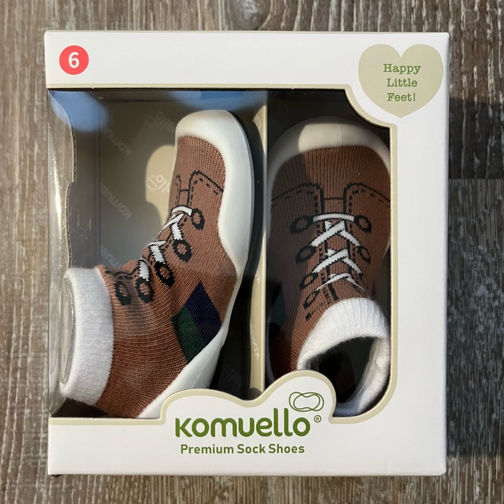 NEW Komuello Baby/Toddler First Walk Sock Shoes